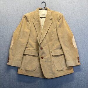 Alexander Lloyd Sport Coat Corduroy Blazer Mens Size 46R Two Button Jacket Retro